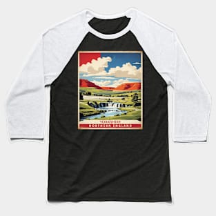 Yorkshire Sculpture Park Vintage Travel Tourism Poster Baseball T-Shirt